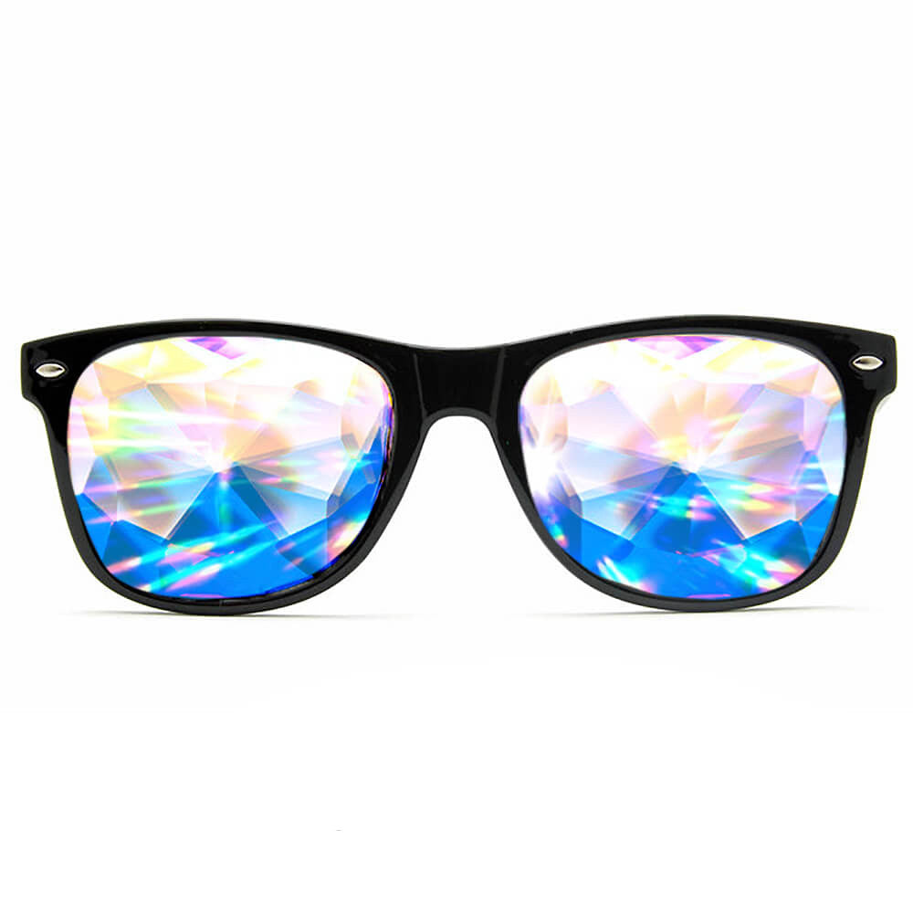 VORTEX | URBAN BLACK FRACTAL KALEIDOSCOPE GLASSES