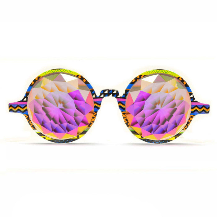 Live4This Rainbow Fractal Kaleidoscope Glasses
